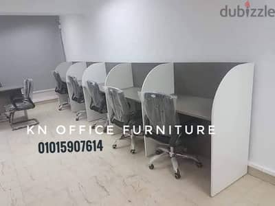 خلية عمل  - وورك استيشن work station - Partition خشب mdf إسباني مستورد