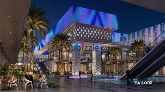 Own a 64 sqm shop at The Core Mall Sheikh Zayed directly on Dahshour Link Road. High ROI 1% down payment and installments up to 8 years