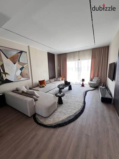 Apartment available for immediate handover in the Fifth Settlement, located across from Madinaty and Al Rehab City, with an installment plan extending