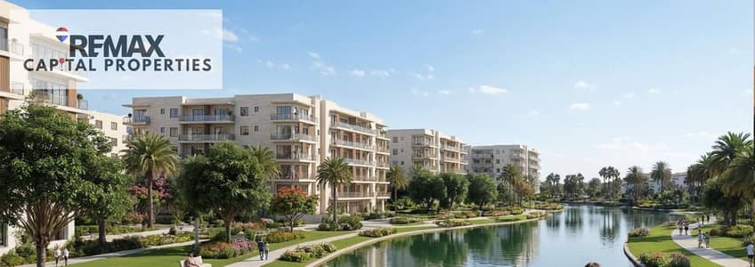 At the initial offering price, an apartment of 102sqm with a double view, joined to the social club, half finishing, Village de la Capital - Palm Hills, the New Administrative Capital At the initial offering price, an apartment of 102sqm with a double view, joined to the social club, half finishing, Village de la Capital - Palm Hills, the New Administrative Capital