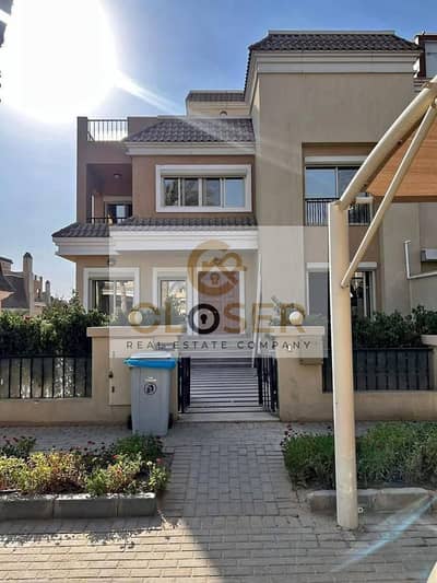 تاون هاوس 5 غرف 206متر استلام قريب للبيع في سراي Sarai بمقدم 1,7M فقط امام مدينتي