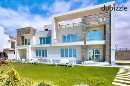 Chalet 120 sqm Fully Finished Lagoon View in Ras El Hekma.