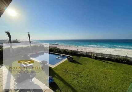 Villa for sale 4 rooms next to Marasi with a sea view and lagoon at a price lower than the market with finishing including air conditioning and kitchen