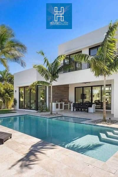 Standalone Resale Villa, first row lagoon with garden, 333m², for sale below company price in Azha Ain Sokhna