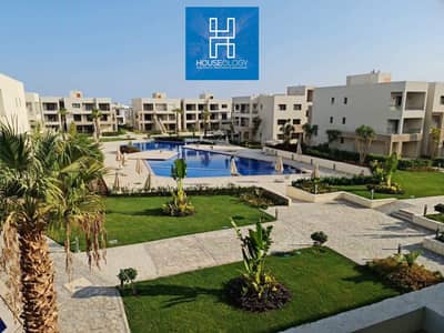 3-bedroom chalet in a prime location with a distinctive view overlooking the pool, for sale at a price lower than the company's price in Azha Ain Sokh