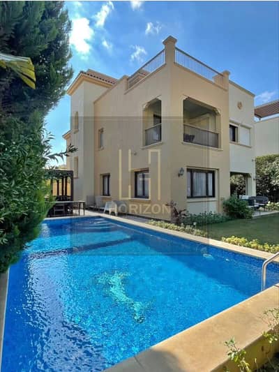 furnished Villa 4rooms with pool + Elevator sale Compound Mivida Emaar New Cairo