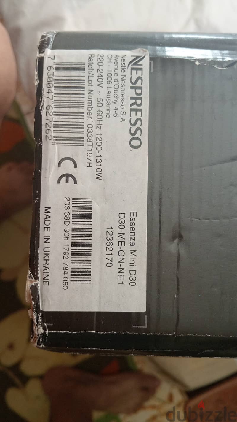 Nespresso mini essenza D30 2