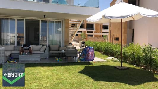 Live the European! Horizon chalet 258m with cabana - 4 bedrooms - fully furnished - prime location - in seashell north coast - under market price