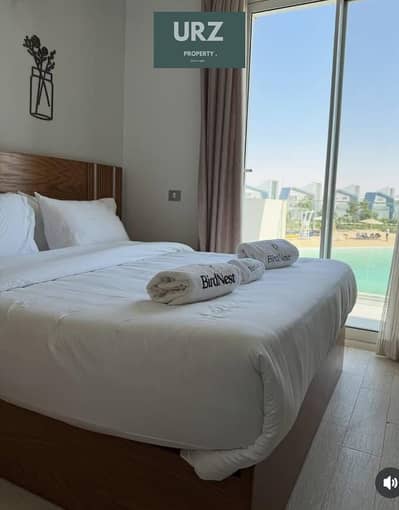 Double view chalet with 1 year delivery fully finished with ACs in a prime North Coast location near Azha The Med Naya and Mountain View with 8 year i
