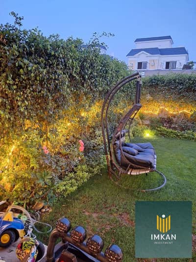 180m² finished apartment + 70m² garden (immediate delivery) for sale with a 9-year installment plan, located opposite Al Rehab in Mountain View 1 comp