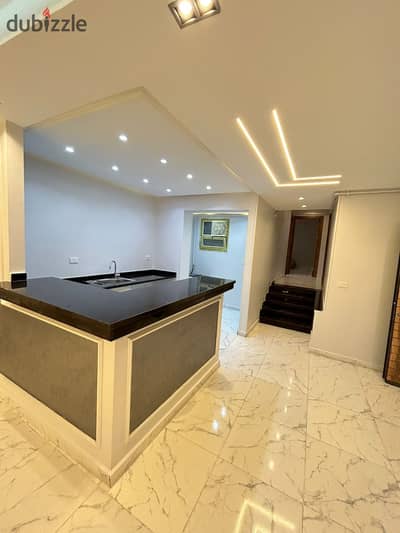 Apartment for sale in Al-Nazha Al-Jadida behind Joseph Tito 145m seventh floor not the last 3 rooms and reception and bathroom