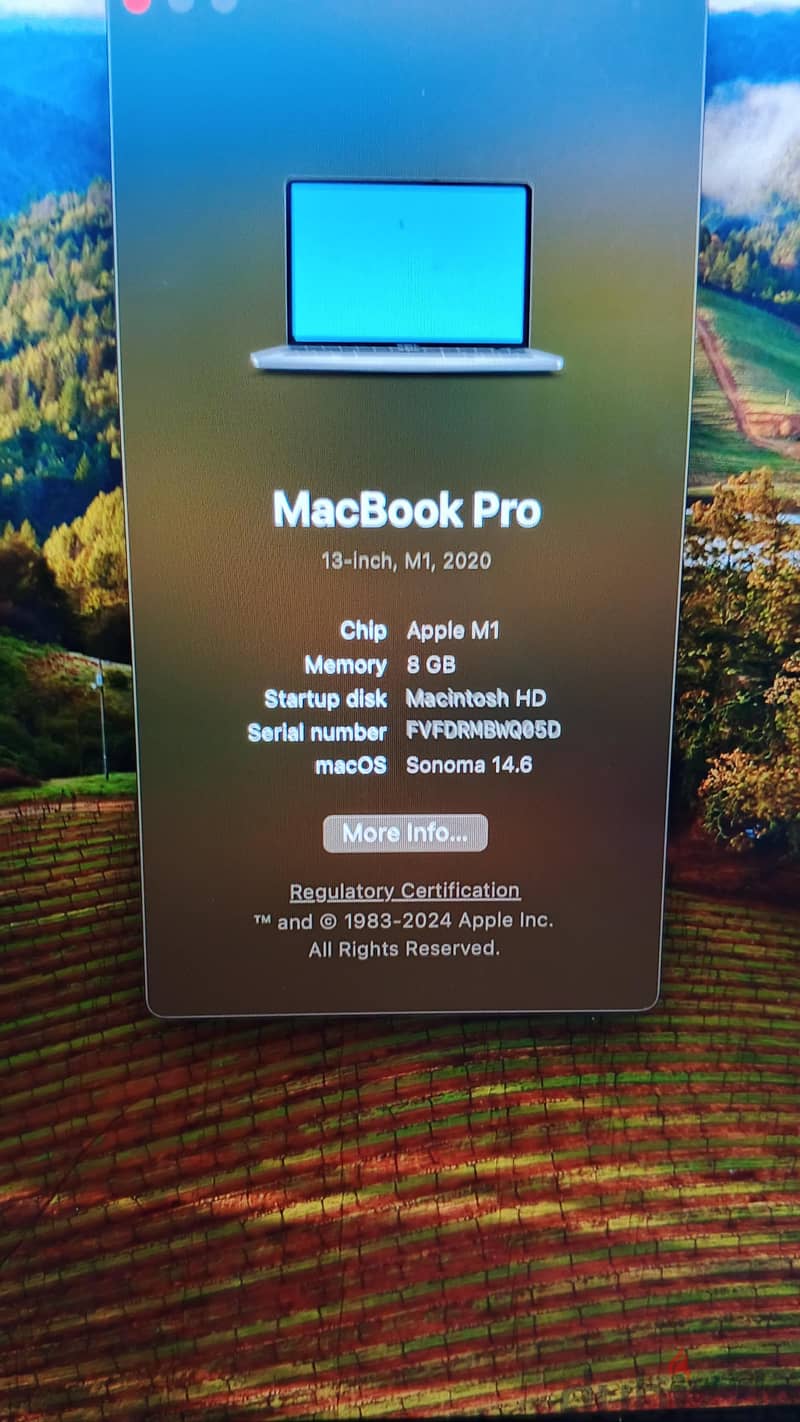 MacBook pro M1 3