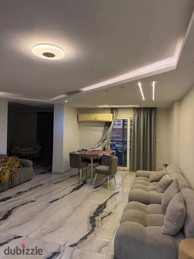 Hotel apartment for sale 150m in compound Maadi Dunes in Zahraa Al-Maadi at a bargain price with furniture 
