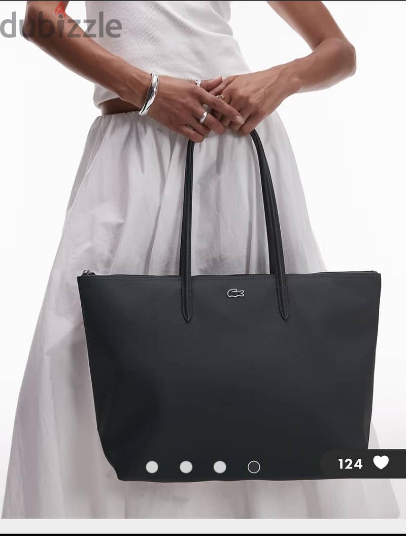 Lacoste Navy Large Tote bag 3