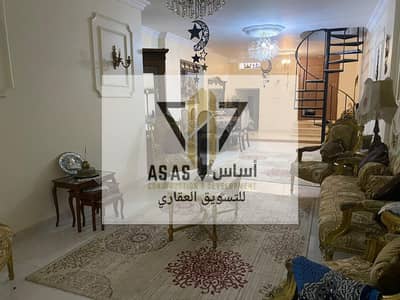 Duplex apartment for sale in a compound of villas of the National Defense near Al-Yasmin, Al-Banafsaj, and Al-Narjis villas
