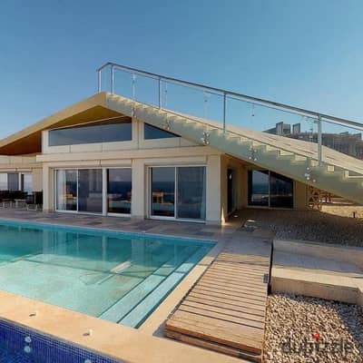 شاليه للبيع fully finished فيو بانورامي علي البحر مباشرة sea view في المونت جلاله العين السخنة دقايق من لافيستا و تلال il monte galala ain el sokhna