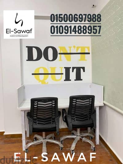 خلية عمل- ورك ستيشن خشب mdfاسباني-اثاث مكتبي-work station- partiton