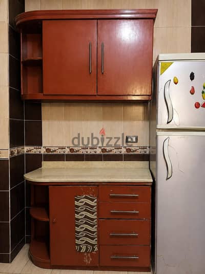 مطبخ كامل اربع قطع خشب كونتر