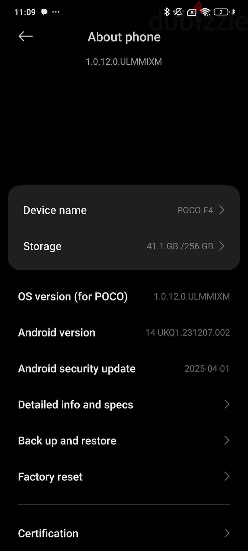 Xiaomi Poco F4 5