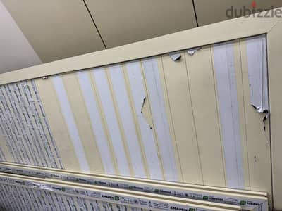 2 ابواب حمام  وواحد اخر للمطبخ او الرسيبشن PVC للبيع