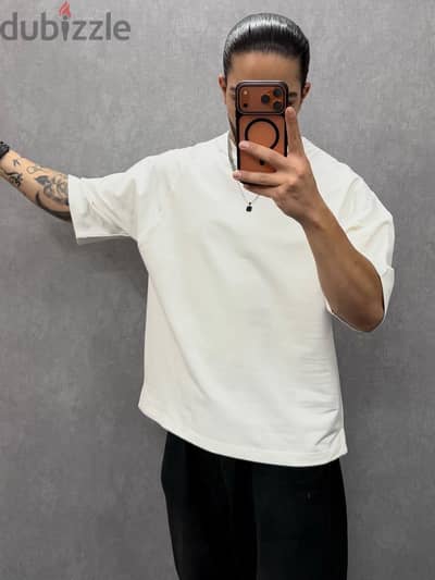 XL تيشرت ابيض سمر ميلتون