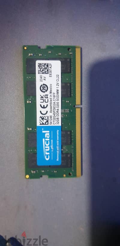 laptop ram ddr4 32g