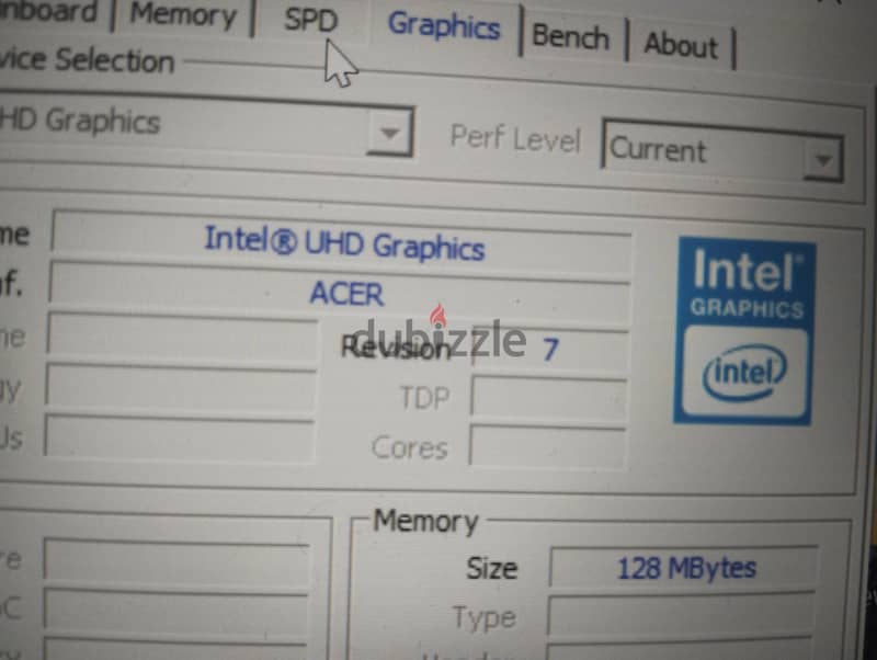 labtop acer i5 /gen 10 4