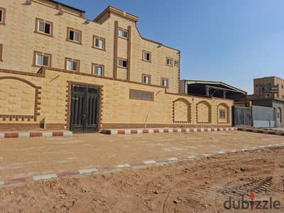 Engineering factory for rent area 2500 area of the hall 1500 m electricity half a megawatt requested 230 thousand in the tenth of Ramadan