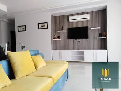 Chalet for sale with a very distinctive view in the Bungalows resort, North Coast, next to the Marseilia resort.