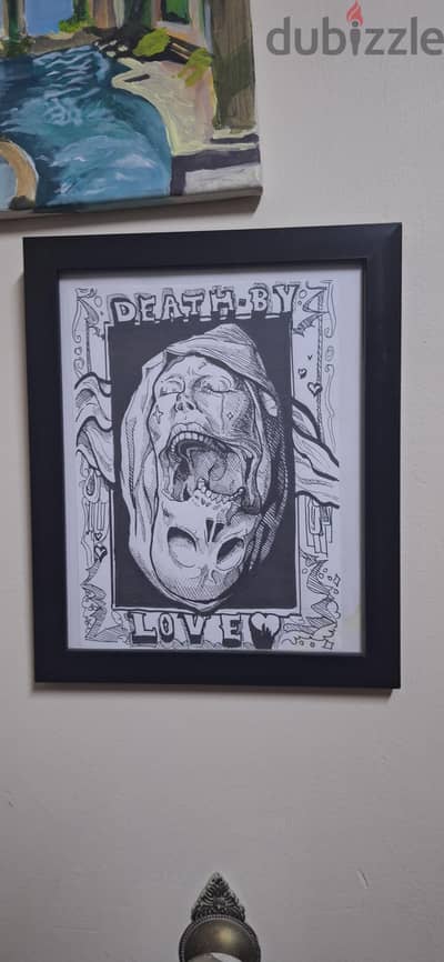 death by love - comes with the canvas
