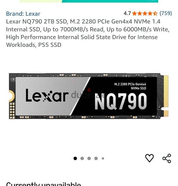 lexar NQ790 2T ssd nvme 1
