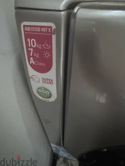 غساله اريستون 10 كيلو مجفف 7 كيلو كسر زيرو