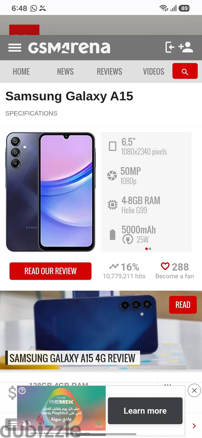 Samsung Galaxy A15 1