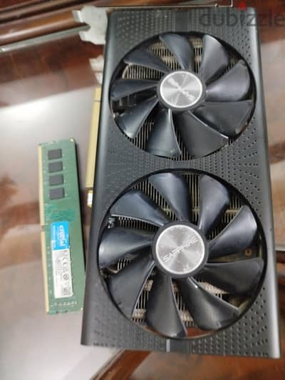 ram 32 3200hz و كرت Rx 590 8g