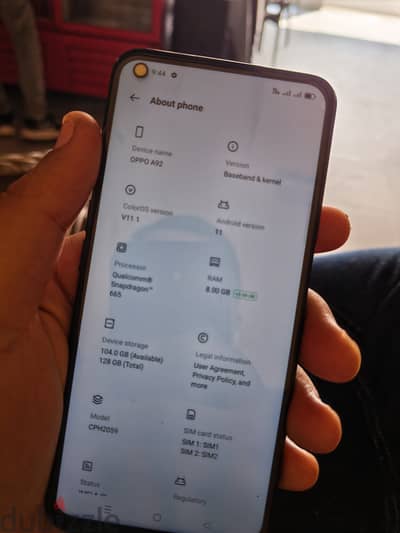 Oppo a92 معاه كل حاجته