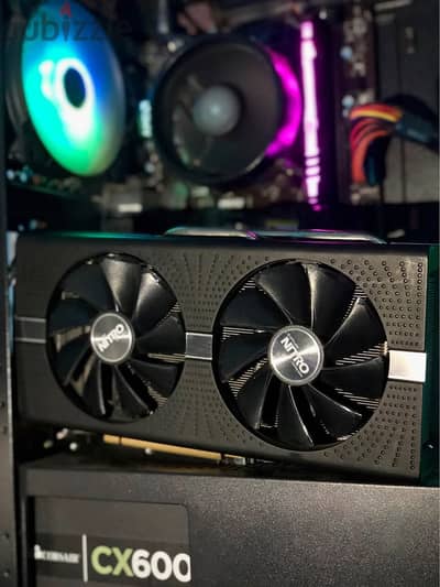 كارت شاشه RX 580 4gb sapphire nitro plus 