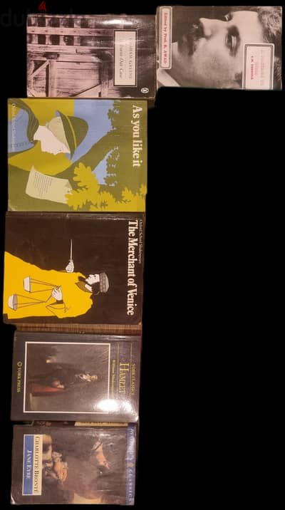 Dictionaries/ literature novels /Shakespeare plays
