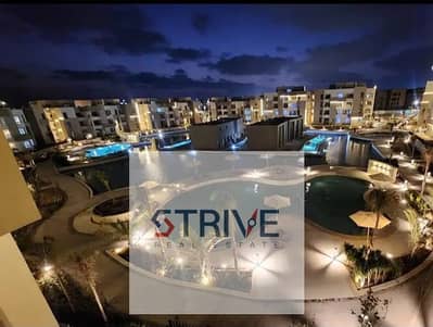 With 16,800 monthly fully finished chalet with private garden prime double View Lagoon and Sea In zahra north coast Sidi Abdel Rahman For sale