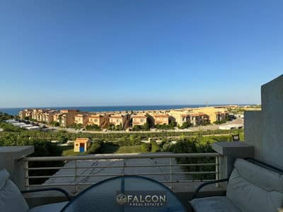 Chalet Direct Sea View From High Elevation 135m Steps To Beach Finished For Sale In Telal Norh Coast Next Marassi Amwaj Hacienda