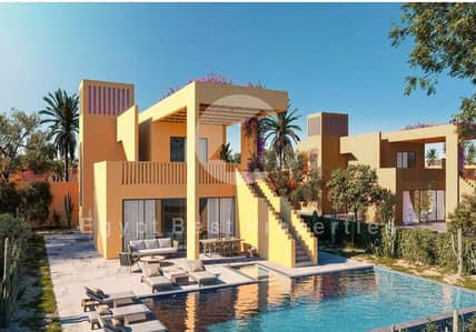 For Sale Own Lowest Price 1st Row 3BR Villa Seaview With 0%DP Over 8Years In New Gouna - Hurghada