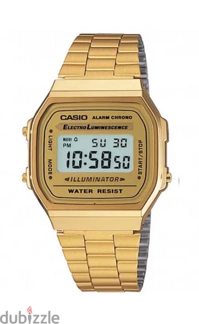 Casio Vintage Stainless Steel Woman A168WG