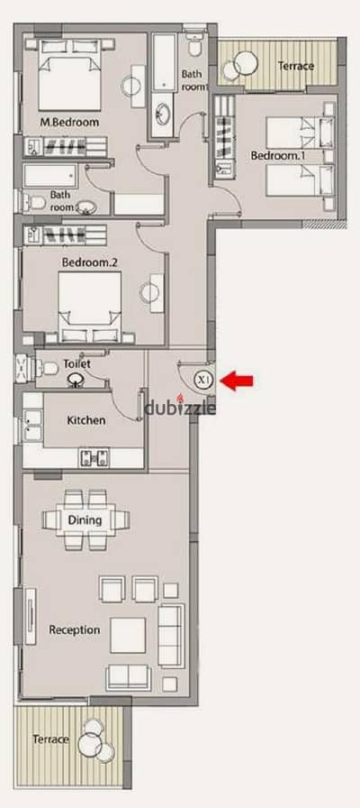 Immediate delivery apartment Taj City Compound Phase Taj Sultan New Cairo, Egypt