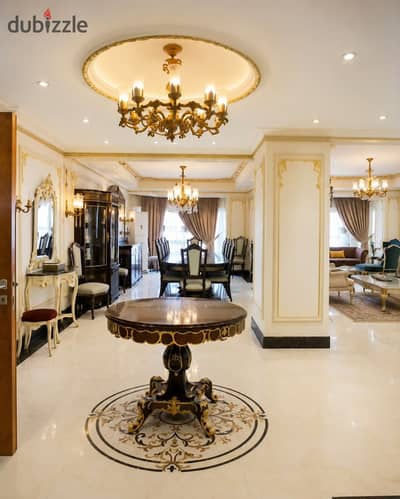 Apartment 360m for sale in the best location in Mohandessin on the main University of the Nations with the hero