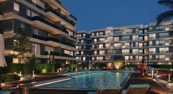 Premium 162m apartment, G West compound in Green Revolution, right facing Al Rabwa, Prime location, Sheikh Zayed