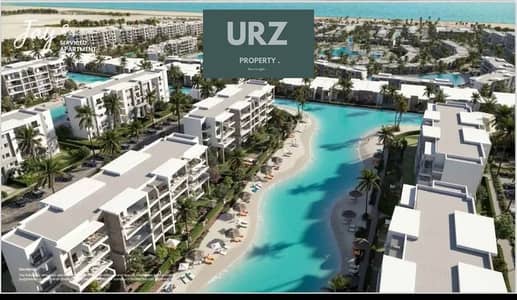 Own fully finished chalet with ACs facing best sandy beach in North Coast next Waterway SeaZen La Vista Bay mins D-Bay SouthMed Ghazala Bay