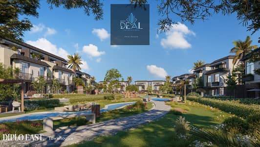 Own a Townhouse with a Cash Discount at the Best Price, Directly Facing the Diplomatic District in One of the Finest Compounds in the New Administrati