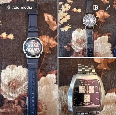 Casio & Mini Focus & Gold Star Watches
