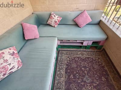 ركنة حرف L للبلكونة و الرروف و الاماكن الخارجية