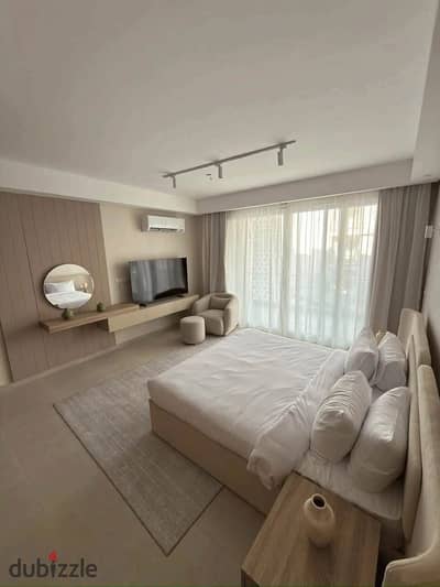 Ready-to-Deliver fully finished Lagoon View Chalet in Latin City – New Alamein
