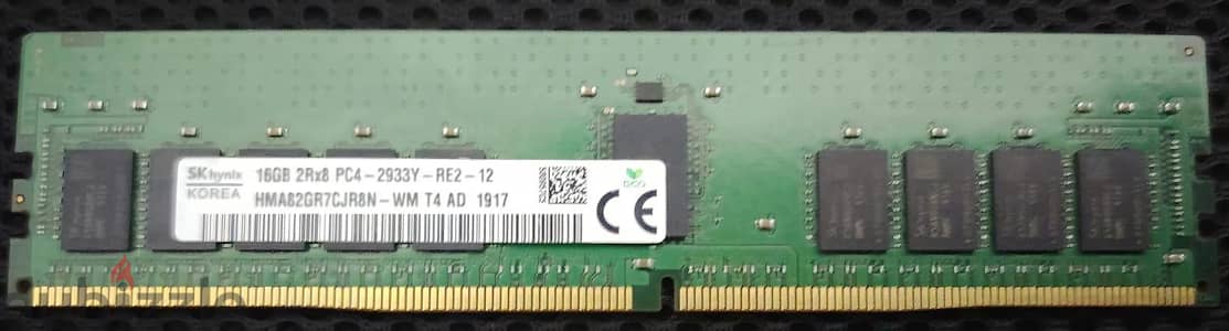  للبيع RAM Server SK hynix 16GB DDR4 2933MHz 